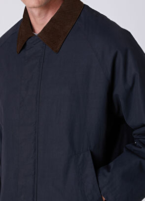 Beymen Club Navy Blue Collar Inserted Coat - 6