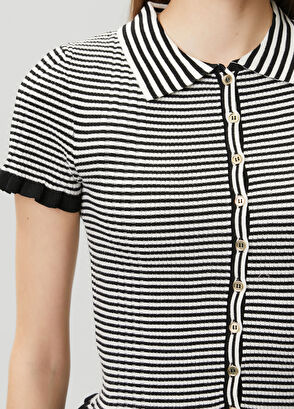 Join Us Black Knit Blouse - 5