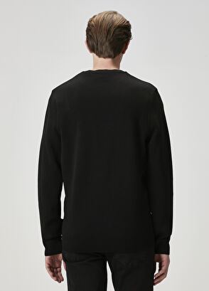 Beymen Club Black Logo Patched Sweater - 5