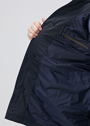 Network Lacivert Pardösü - 8