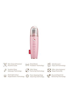 Geske Micro Akım Pembe 9'u 1 Arada Cilt Temizleyici ve Siyah Nokta Giderici Bakım Cihazı - 5