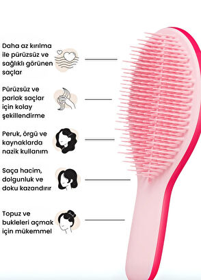 Tangle Teezer The Ultimate Styler Bright Pink Hair Brush - 4