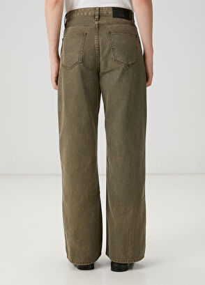 Beymen Club Haki Wide Leg Jean Pantolon - 5