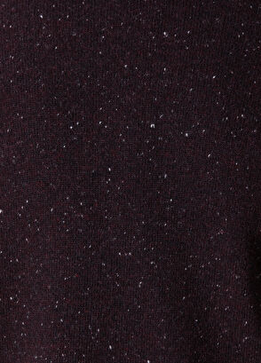 Beymen Club Plum Diamond Patterned Wool Sweater - 8
