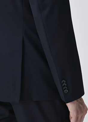 Drop 7 Lacivert Yün Takım Elbise - Görsel 9