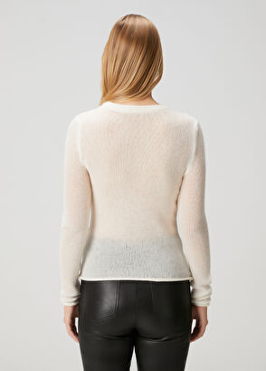 Beymen Club Krem İnce Kaşmir Basic Kazak - 5