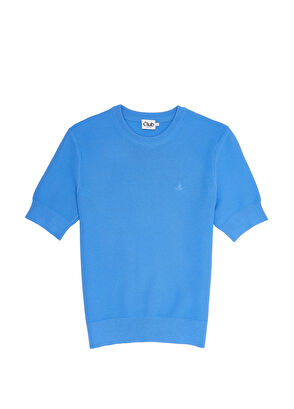 Beymen Club Mavi Kısa Kol Pike Kazak - 6