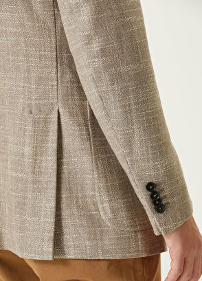 Isaia Bej Yün Ceket - 6