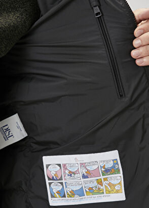 Siyah Kapüşonlu Puff Mont - Görsel 8