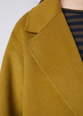 Beymen Club Handmade Green Double-Breasted Wool Short Jacket - 9
