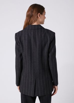 Beymen Club Siyah Mono Kapama Blazer - 6
