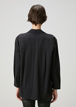 Beymen Club Black Embellished Over Shirt - 5