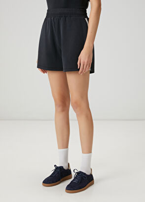 Beymen Club Siyah Bantlı Şort - 3