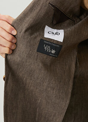 Beymen Club Kahverengi Keten Ceket - 8