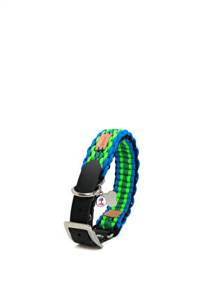 Redzill Blugree Paracord Dog Neck Collar XLarge 48-52 cm - 3