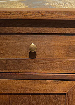 Wood Mood Works Armoni Kakao Solid Wood Console - 6