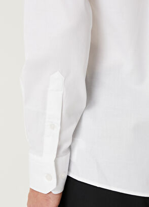 Beymen Club Custom Fit White Non-Iron Shirt - 7