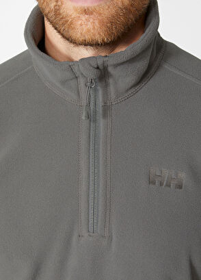 Helly Hansen Light Halfzip Grey Men's Fleece Sweatshirt - 3
