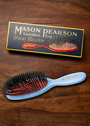 Mason Pearson Pocket Child Bristle CB4 Blue Kids Hair Brush - 6