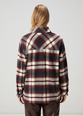 Beymen Club Burgundy Plaid Jacket - 5