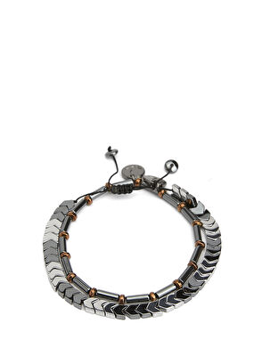 Beymen Club Silver Nikel Taşlı 2li Erkek Bileklik - 4