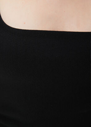 Beymen Club Black Rib Fit Tank Top - 6