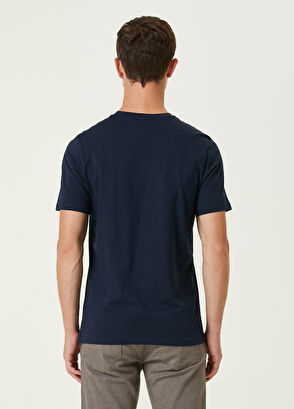 Beymen Club Lacivert Logo Baskılı T-shirt - 5