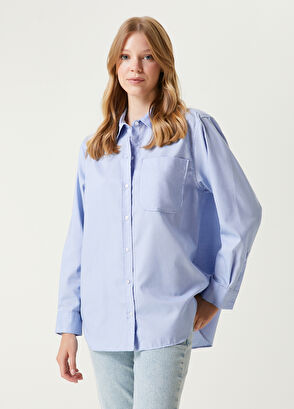 Beymen Club Mavi Cepli Gömlek - 3