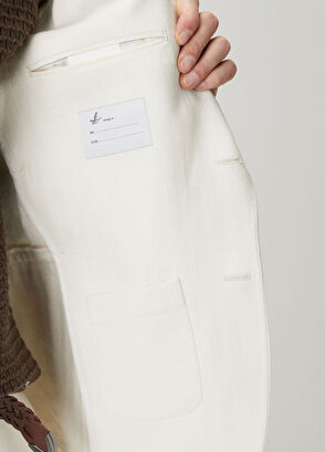 Beymen Club Herringbone Textured Linen Blend Suit - 11