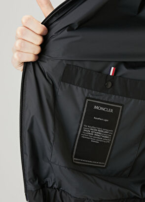 Siyah Kapüşonlu Mont - Görsel 9