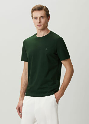 Beymen Club Green Basic T-Shirt - 3