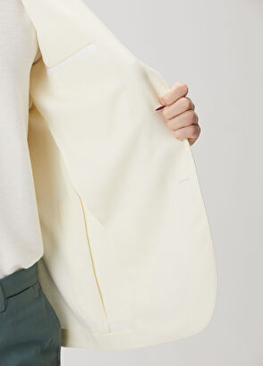 Boglioli Beyaz Yün Ceket - 8