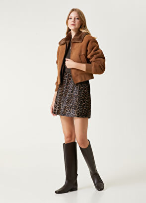 Beymen Club Camel Suede Bomber Jacket - 4