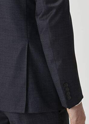 Koyu Lacivert Yün Takım Elbise - Görsel 8