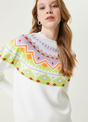 Beymen Club Desen Jakarlı Kazak - 4