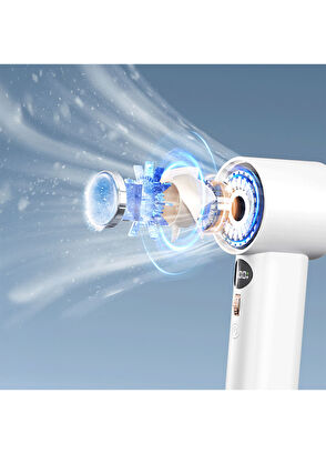 Wiwu Wi-FS016 Cooler Hand Fan with Digital Led Indicator - 8