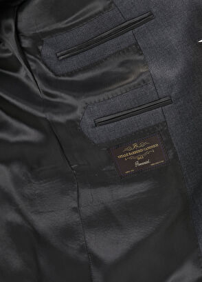 Beymen Collection Drop 4 Gri Yün Takım Elbise - 10