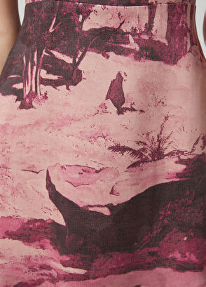 Beymen Club Plum Print Mini Dress - 6