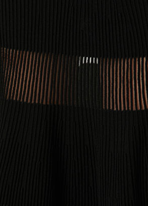 Beymen Club Siyah Midi Triko Etek - 6