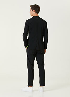 Beymen Club Slim Fit Siyah Teknik Kumaş Takım Elbise - 5