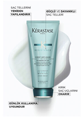 Kerastase Resistance Ciment Anti Usure-Yıpranmış Saçlar İçin Bakım Kremi 1-2 200 ml - 4