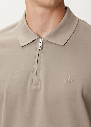Beymen Club Mink Polo Zippered T-Shirt - 5