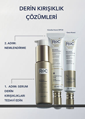 Roc Retinol Correxion Wrinkle Correct Kırışıklık Karşıtı Cilt Serumu 30 ml - 8