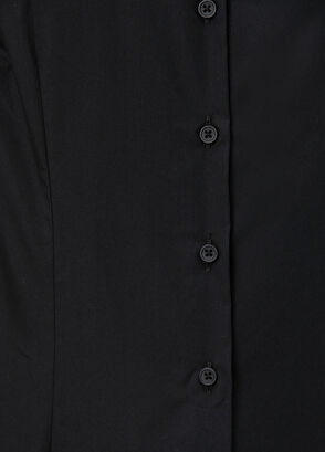 Beymen Club Slim Fit Non-Iron Black Classic Shirt - 6