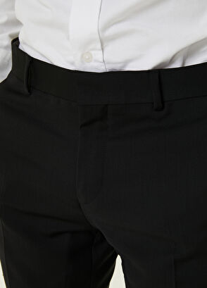 Beymen Club Drop 6 Siyah Klasik İnce Yün Takım Elbise - 11