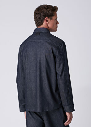 Beymen Club Navy Blue Denim Shirt - 5