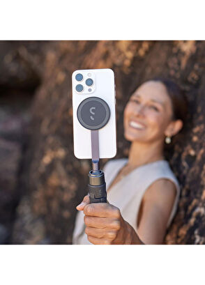 ShiftCam SnapStand Lacivert MagSafe Tripod Manyetik Telefon Tutucu ve Mini Video Selfie Çubuğu - 8