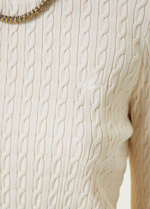 Beymen Club Ekru Örgü Kazak - 5