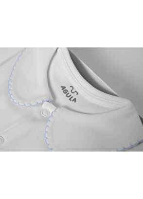 Agula Beyaz Mavi 10 Parça Yenidoğan Hastane Çıkış Seti - 5