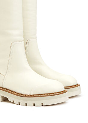 Beymen Club Krem Kadın Çizme - 6